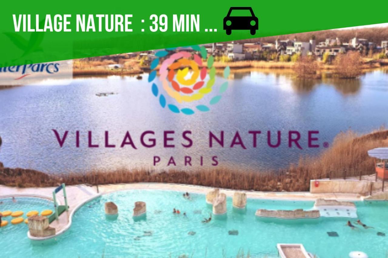 The Sunshine- Appart Cosy Proche Paris-Disney Avec Parking Prive Dans Residence Meaux Extérieur photo