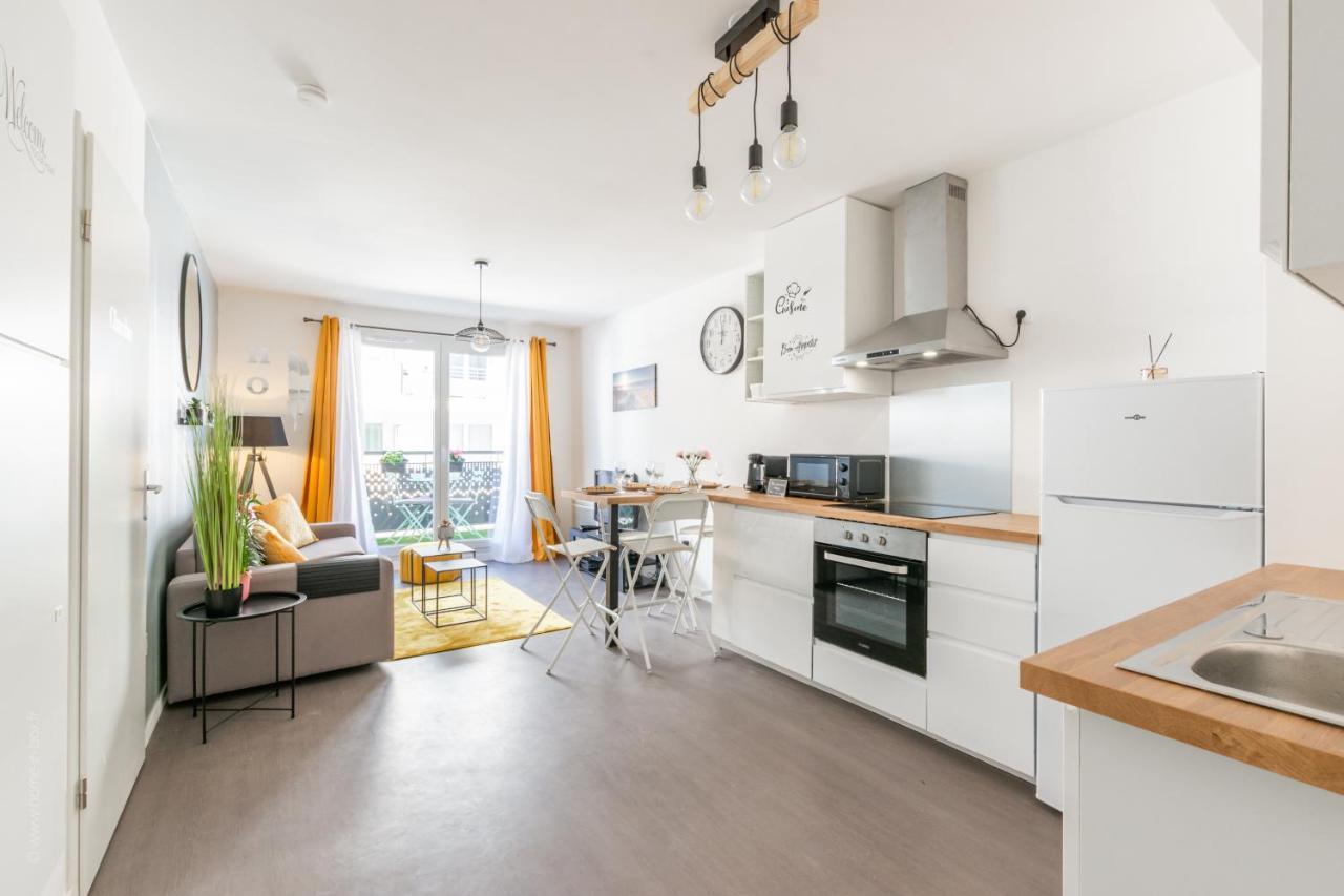 The Sunshine- Appart Cosy Proche Paris-Disney Avec Parking Prive Dans Residence Meaux Extérieur photo