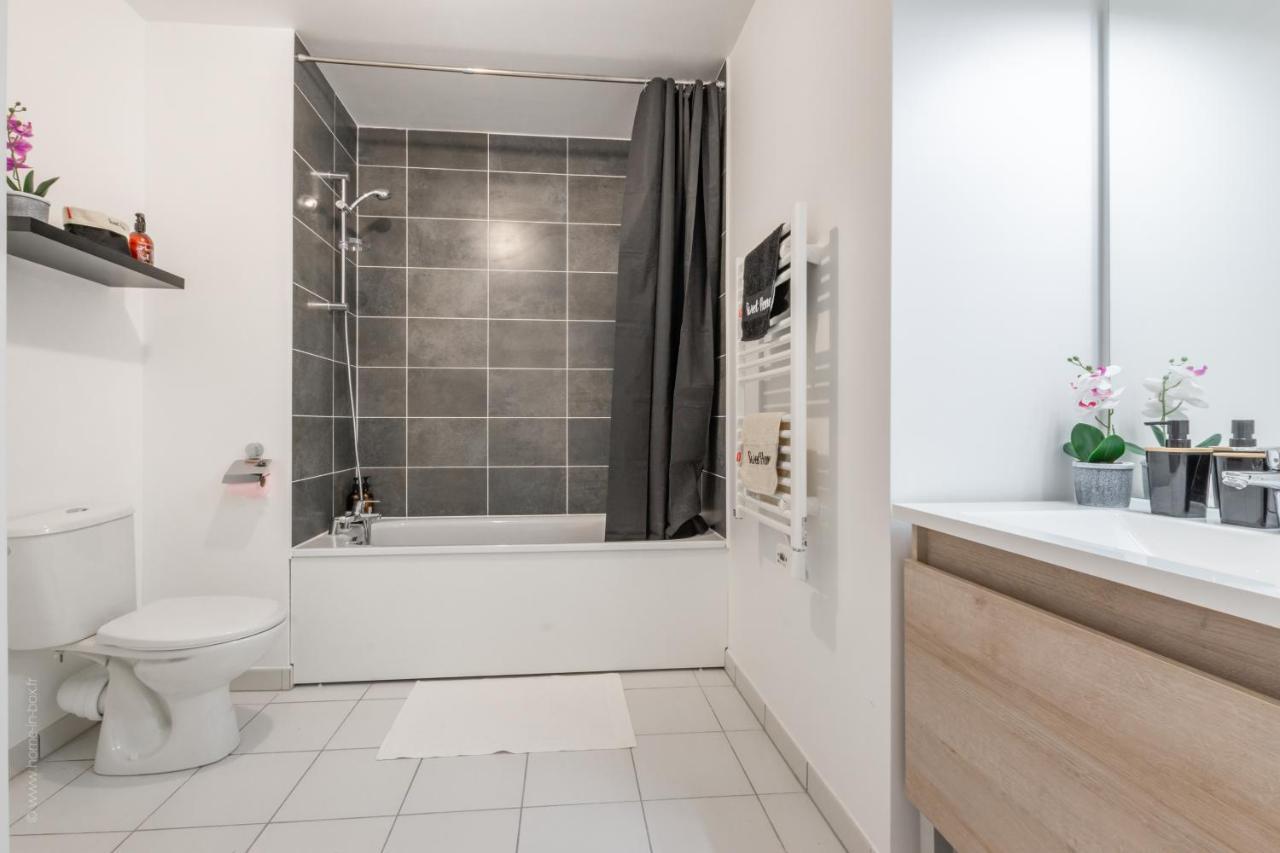 The Sunshine- Appart Cosy Proche Paris-Disney Avec Parking Prive Dans Residence Meaux Extérieur photo